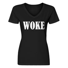 Womens Woke V-Neck T-shirt