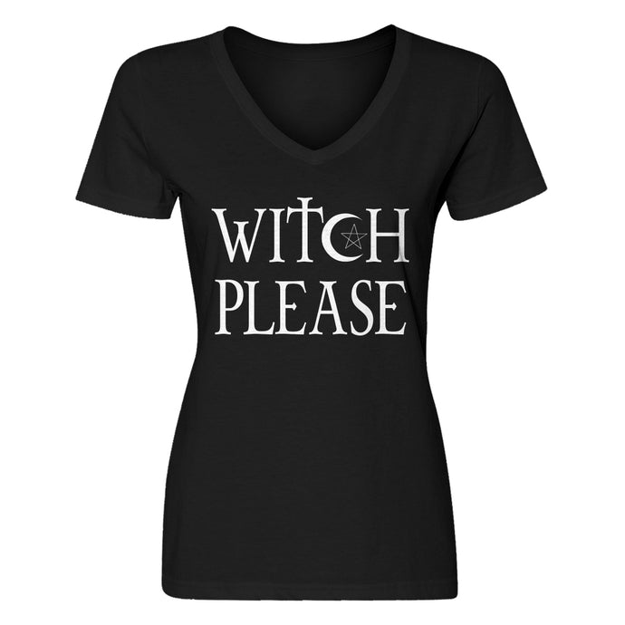 Womens Witch Please Vneck T-shirt