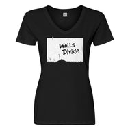 Womens Walls Divide Vneck T-shirt