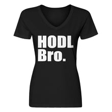 Womens HODL Bro Vneck T-shirt