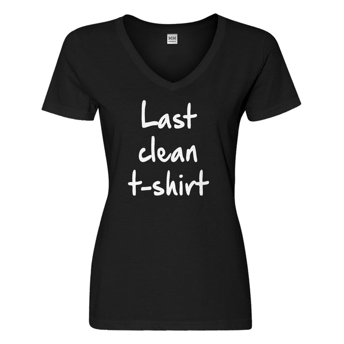 Womens Last Clean Tshirt Vneck T-shirt