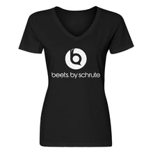 Womens Beets by Shrute V-Neck T-shirt