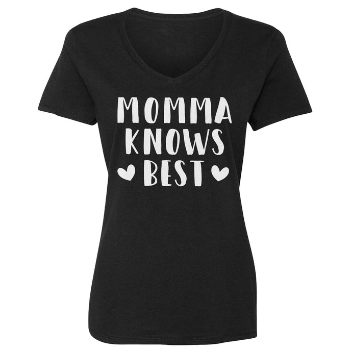 Womens Momma Knows Best Vneck T-shirt