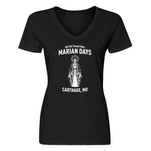 Womens Marian Days V-Neck T-shirt