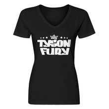 Womens Tyson Fury The Gypsy King V-Neck T-shirt