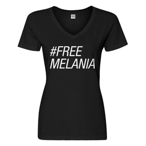 Womens Free Melania Vneck T-shirt
