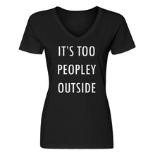 Womens Too Peopley Outside Vneck T-shirt