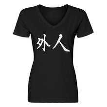 Womens Gaijin V-Neck T-shirt