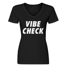 Womens VIBE CHECK V-Neck T-shirt