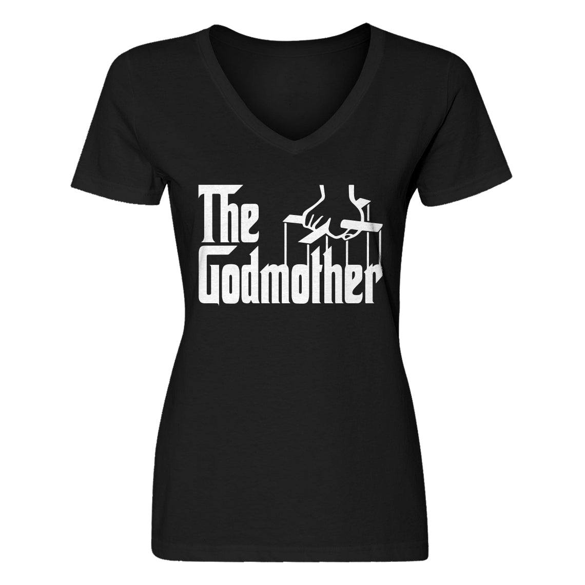 Womens The Godmother V-Neck T-shirt