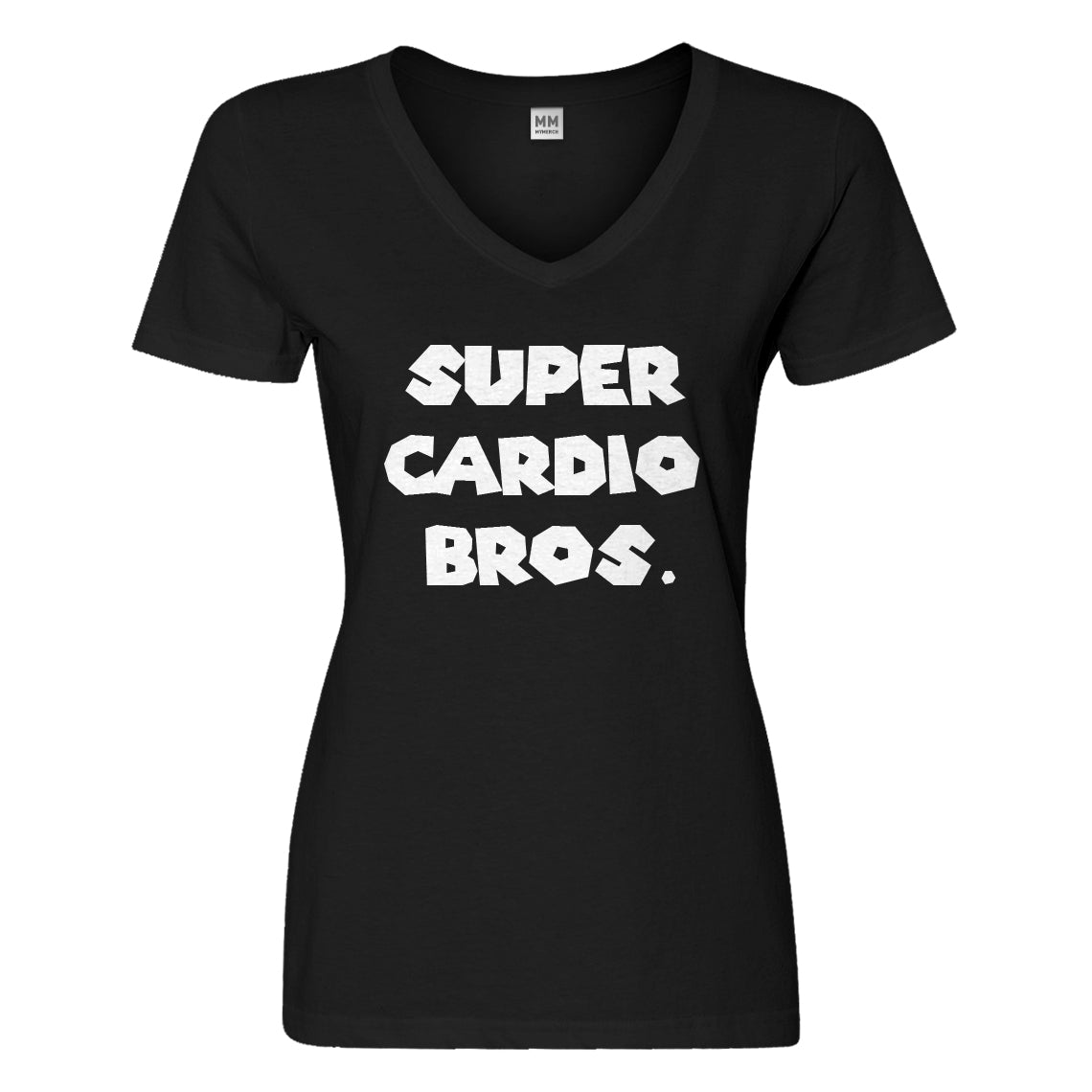 Womens Super Cardio Bros. Vneck T-shirt