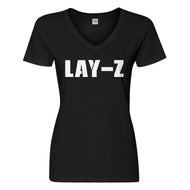 Womens Lay-Z Vneck T-shirt