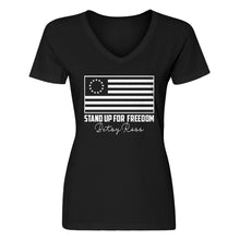 Womens Betsy Ross V-Neck T-shirt
