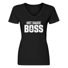 Womens Hot Sauce Boss V-Neck T-shirt