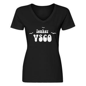Womens Lowkey VSCO V-Neck T-shirt