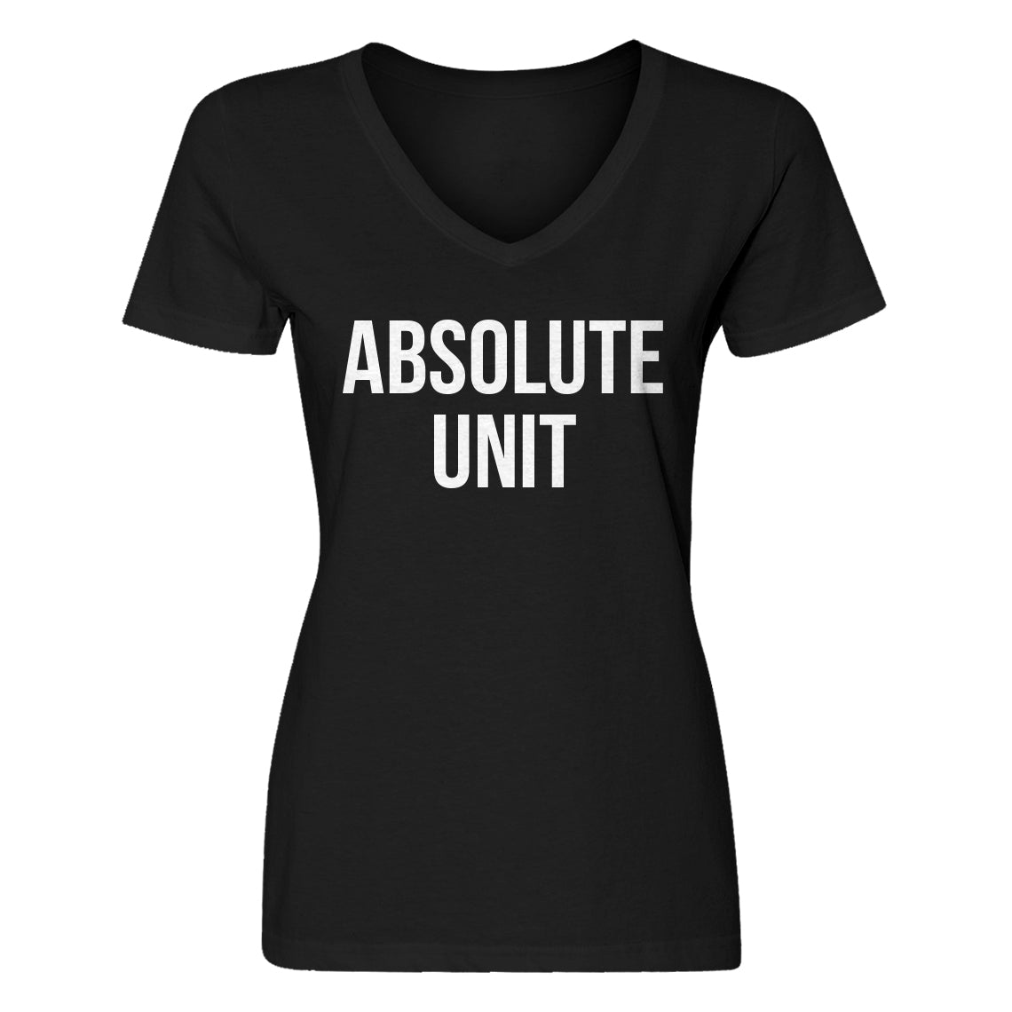Womens Absolute Unit V-Neck T-shirt