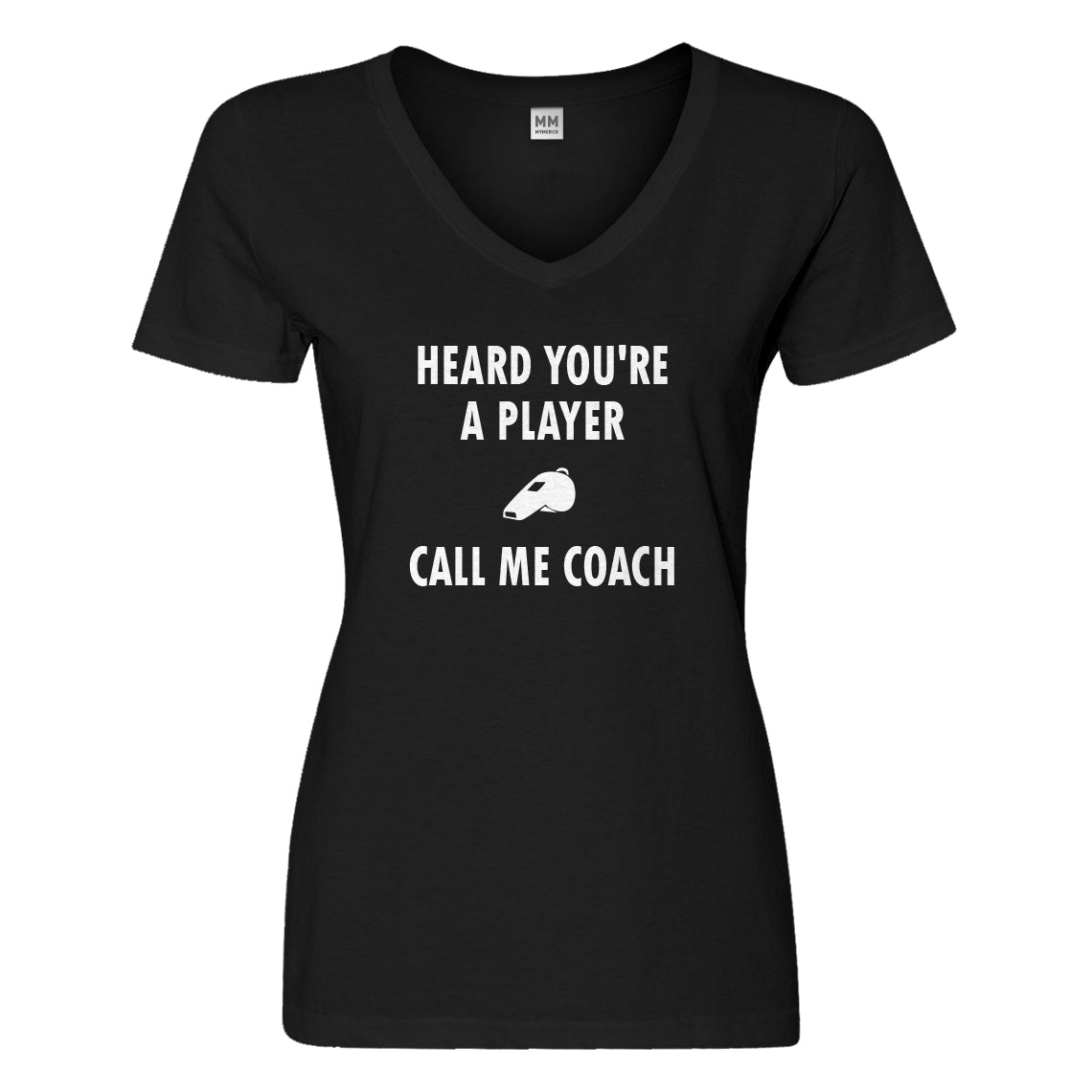 Womens Call me Coach Vneck T-shirt
