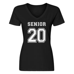 Womens Senior 2020 Vneck T-shirt