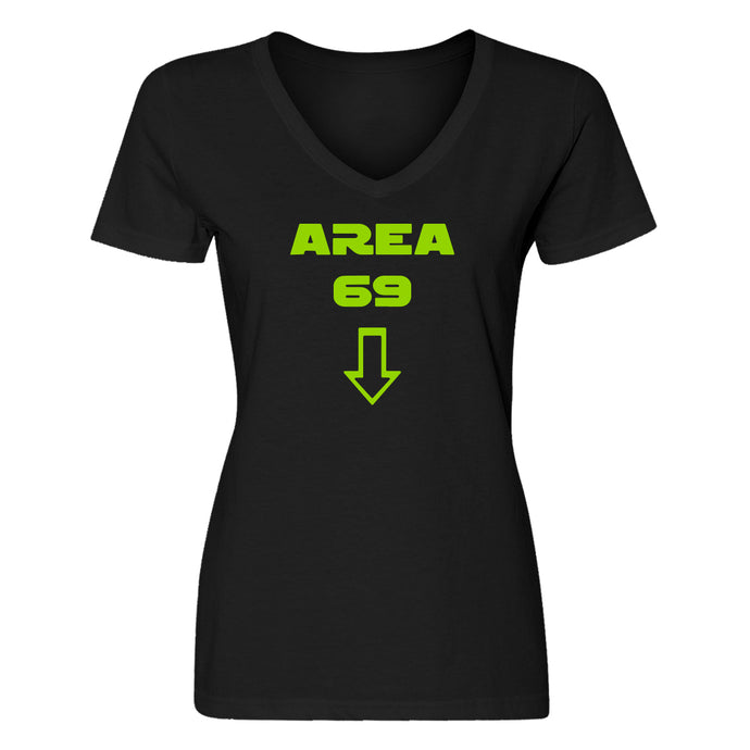 Womens Area 69 V-Neck T-shirt