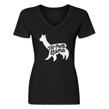 Womens No Prob llama Vneck T-shirt