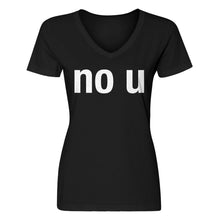 Womens No U V-Neck T-shirt