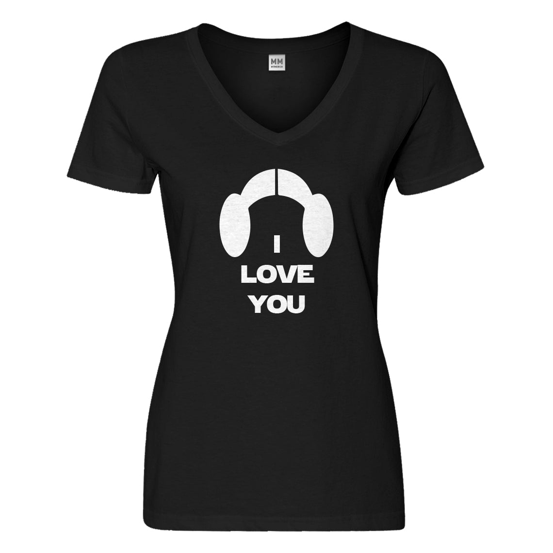 Womens I Love You Vneck T-shirt