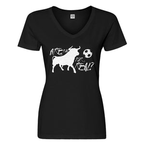 Womens Are You for Real? Vneck T-shirt