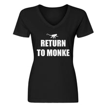 Womens Return to Monke V-Neck T-shirt
