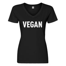 Womens Vegan Vneck T-shirt