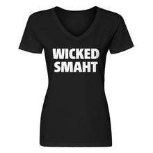 Womens Wicked Smaht V-Neck T-shirt