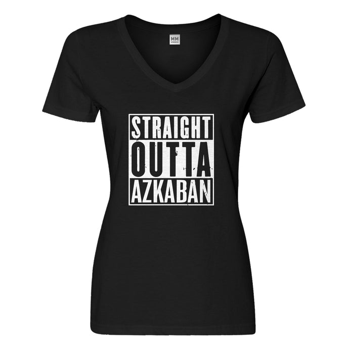 Womens Straight Outta Azkaban Vneck T-shirt