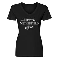 Womens The Nests of Netherfield V-Neck T-shirt