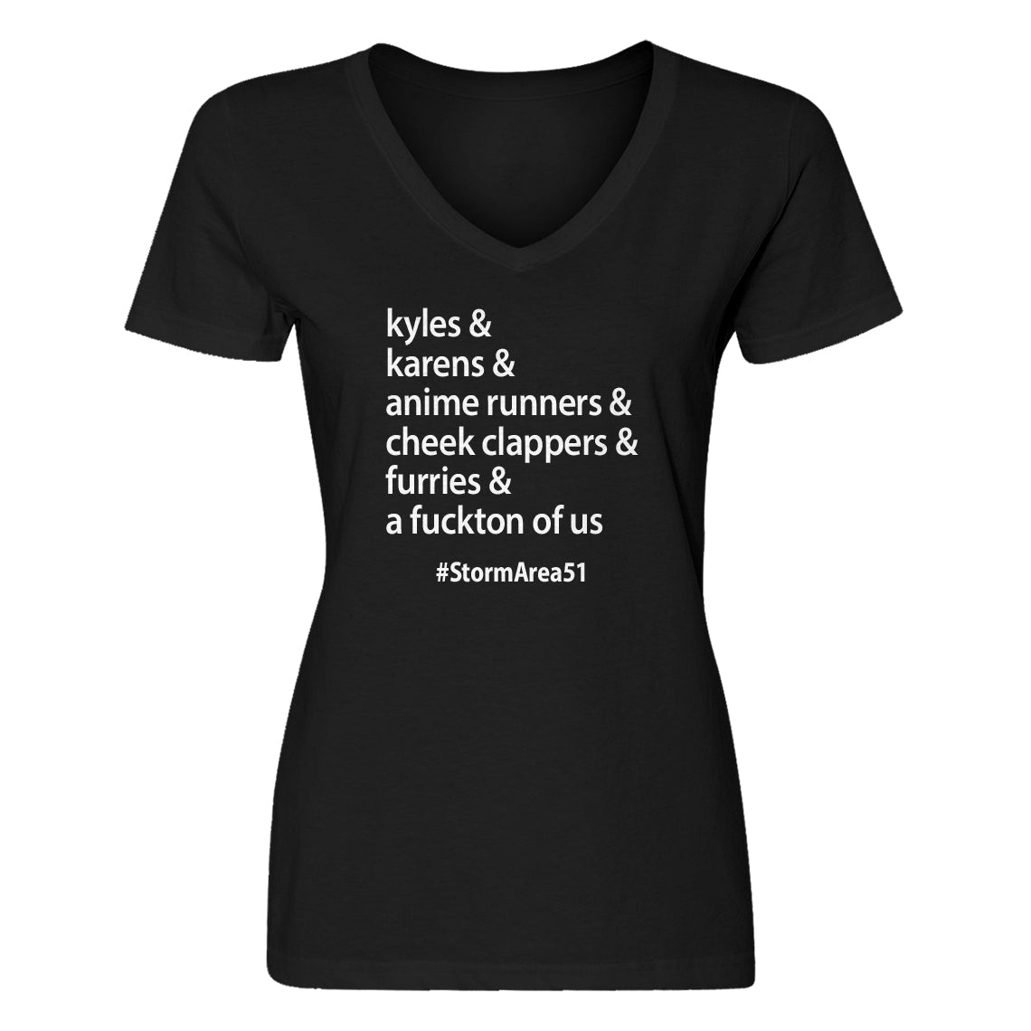 Womens Storm Area 51 Runner V-Neck T-shirt