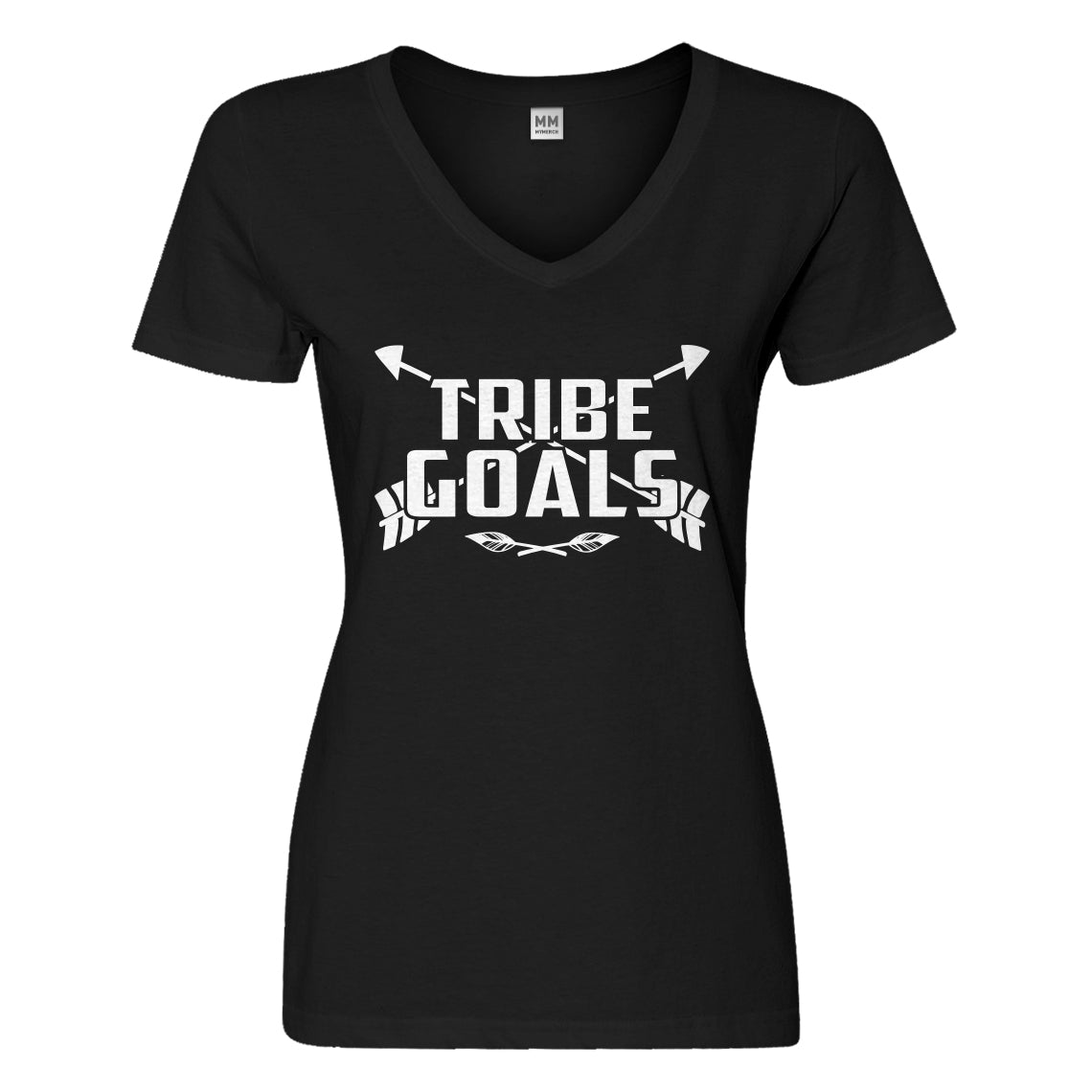 Womens Tribe Goals Vneck T-shirt