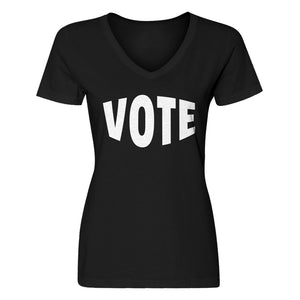Womens VOTE V-Neck T-shirt