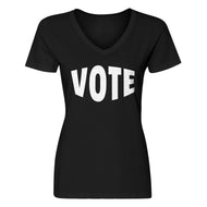 Womens VOTE V-Neck T-shirt