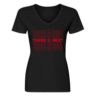 Womens THANK U, NEXT V-Neck T-shirt