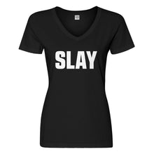 Womens Slay Vneck T-shirt