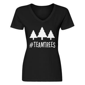 Womens TEAM TREES V-Neck T-shirt