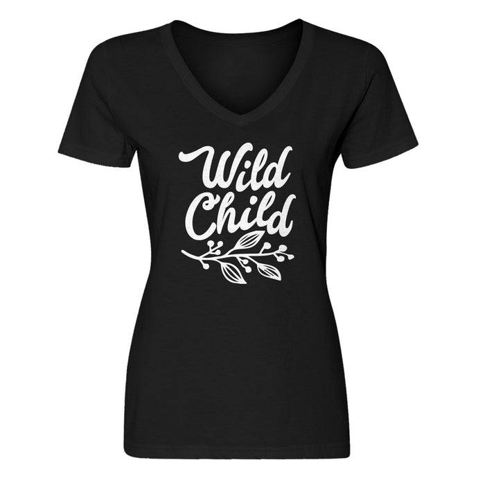 Womens Wild Child Vneck T-shirt