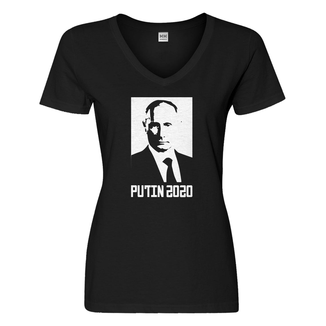 Womens Putin 2020 Vneck T-shirt