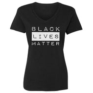 Womens Black Lives Matter Activism Vneck T-shirt