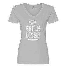 Womens Get in Loser Vneck T-shirt