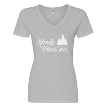 Womens Shady Pines Ma Vneck T-shirt