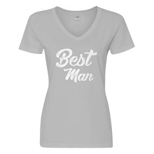 Womens Best Man Vneck T-shirt