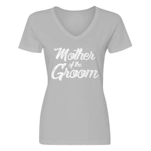 Womens Mother of the Groom V-Neck T-shirt