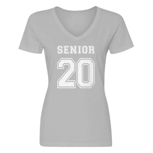 Womens Senior 2020 Vneck T-shirt