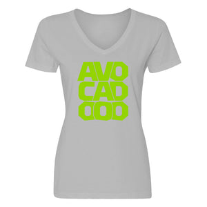 Womens Avocado Vneck T-shirt