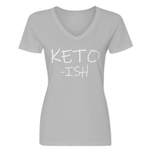 Womens KETO -ish V-Neck T-shirt