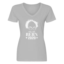 Womens Feel the Bern 2020 V-Neck T-shirt